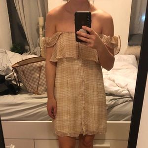 Privacy Please off the shoulder dress